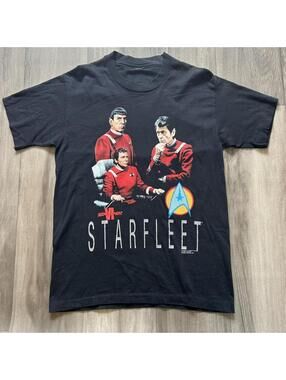Vintage 1991 Startrek t shirt  Starfleet Klingons size M